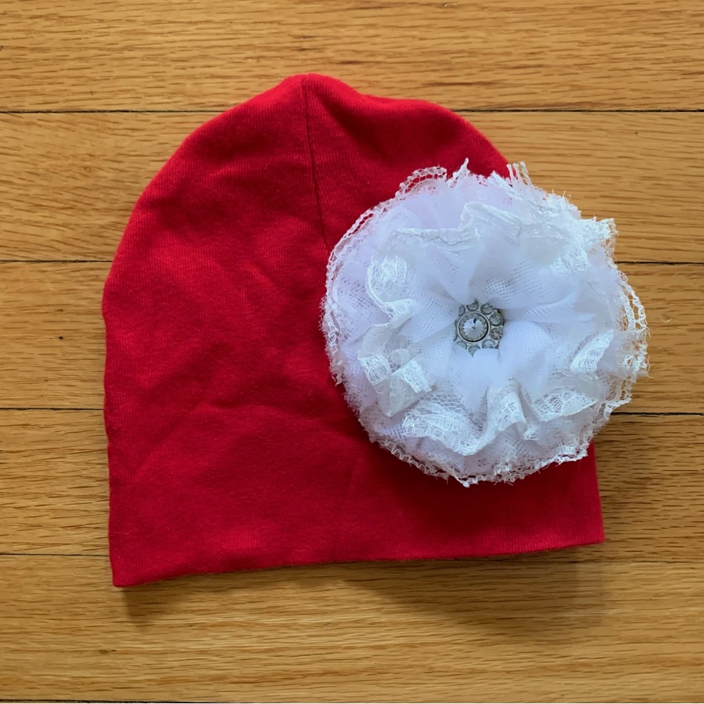 Jamie Rae Hats 6-24 Months Holiday Red colored Hat